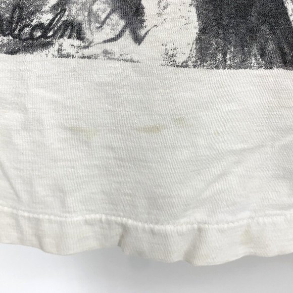 VTG 90s Malcolm X Big Face AOP Print Shirt Mens XL Hip Hop Black History Rap USA - Picture 10 of 13